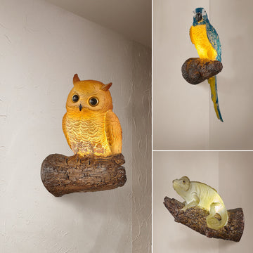 Amazing Creative Animal Shaped Resin Wall Lights for Bedroom/Children Room/Hallway