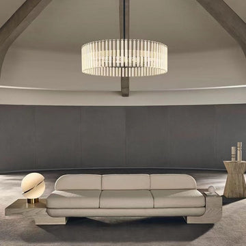 round, modern, nordic, scandinavian, minimalist, glass, rod, pendant, chandelier, living room, hallway, foyer, home office, 