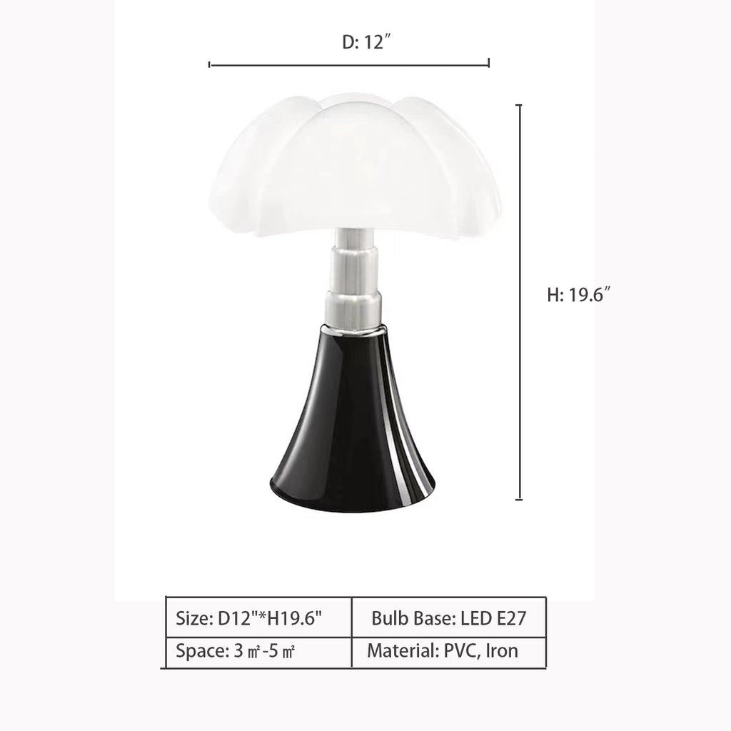 D12"*H19.6"   nordic, scandinavian, minimalist, flower, petal, white, black, red, green, table lamp, bedside, coffee table, study, desk