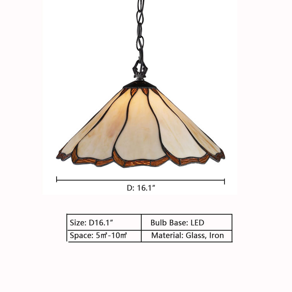 Toltec Lighting 82-DG-912 Elegante One-Light Pendant Dark Granite Finish with Pearl Flair Tiffany Glass, 16-Inch, antique, ceiling, entrance, coffee table, bar, D: 16.1"