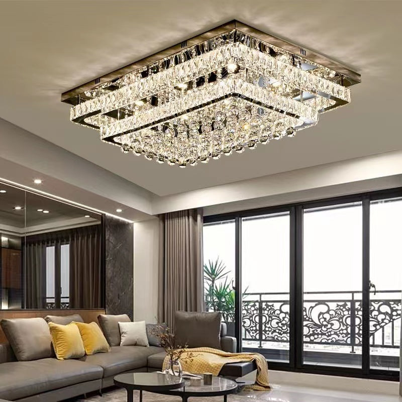 extra large, oversized, for large space, large living room, long dining table, crystal, pendant, flush mount, mirror stainless steel, modern, tiered, chandelier, bedroom