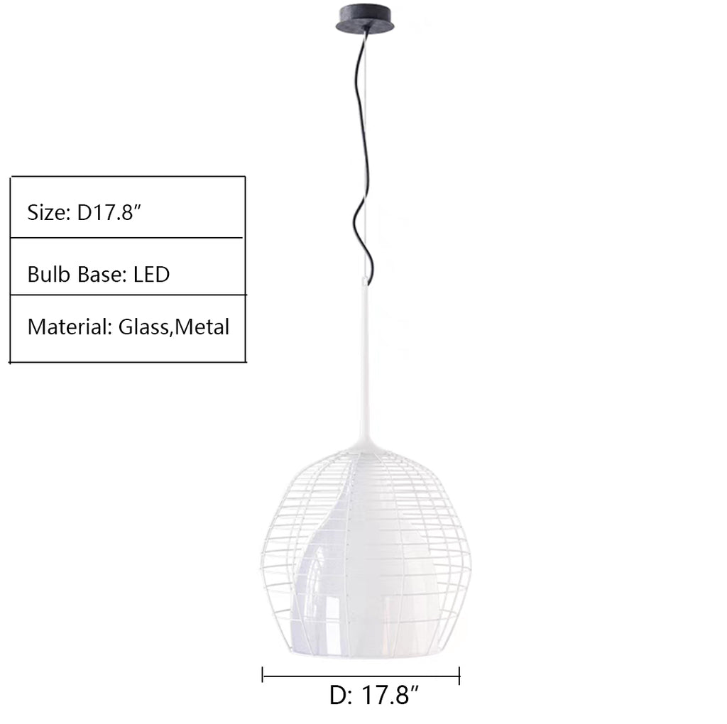 Round Disk: 1Head  avant, largel pendant, cage, minimalist,cluster, collection, dining room, kitchen island, bedside  Signature Open Cage Pendant,LODES DIESEL CAGE LARGE CLUSTER PENDANT LAMP,Cage Large Pendant,Cage Pendant Light