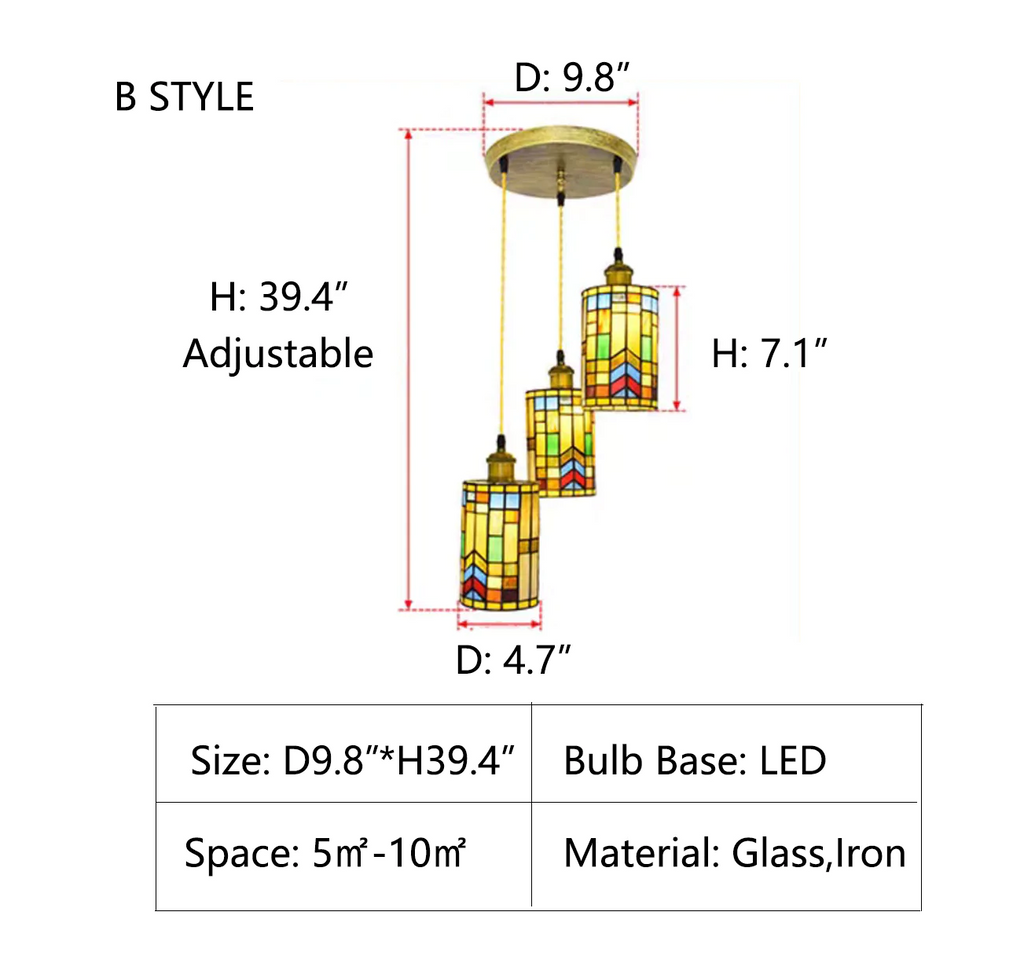 B: D9.8"*H39.4"   Toltec Lighting 82-DG-912 Elegante One-Light Pendant Dark Granite Finish with Pearl Flair Tiffany Glass, 16-Inch, antique, ceiling, entrance, coffee table, bar