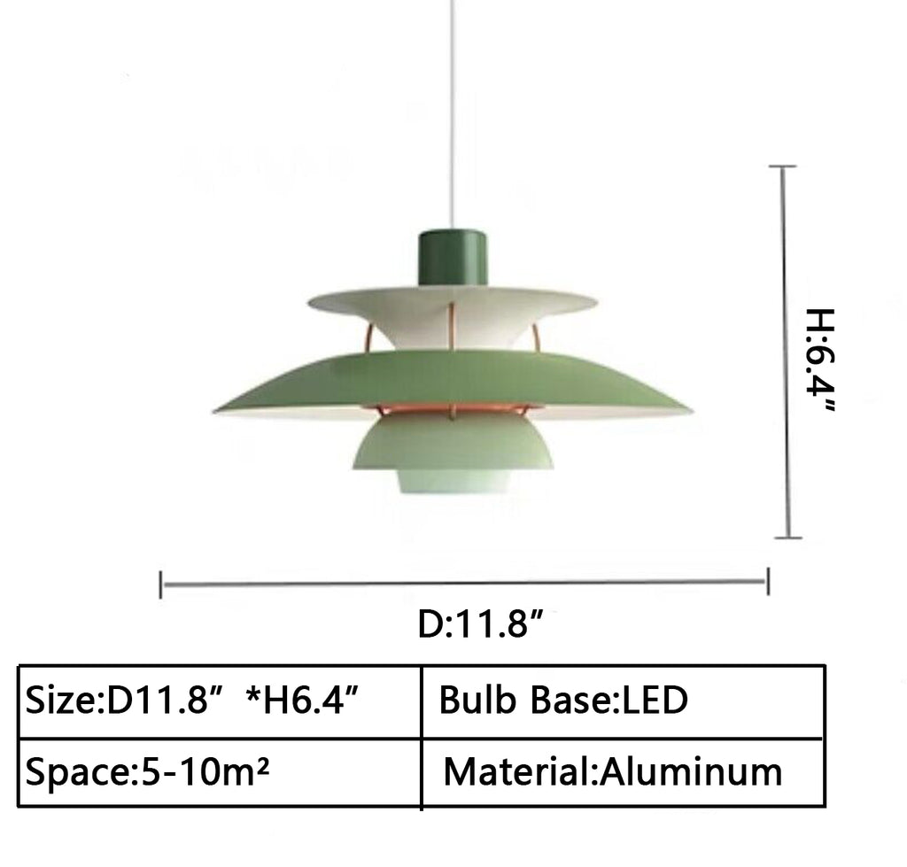 D11.8"*H6.4"  unique, modern, nordic, minimalism, scandinavian, colorful, pendants, dining table, 