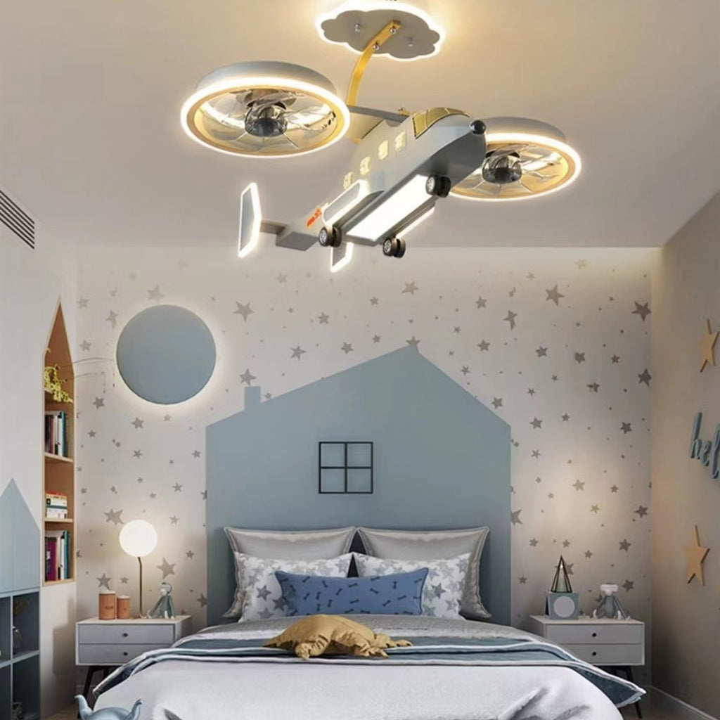 fighter plane, airplane, cartoon, pendant, kid's room, creative, fan, Avatar