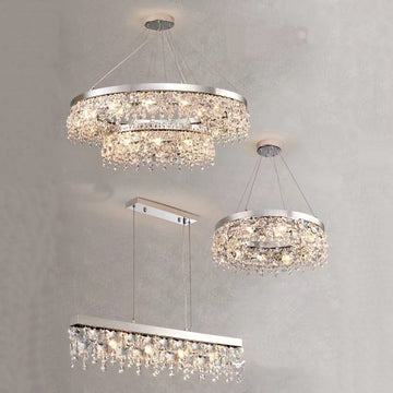modern, light luxury, crystal, butterfly, pendant, chandelier, suit, living room, dining table, bedroom