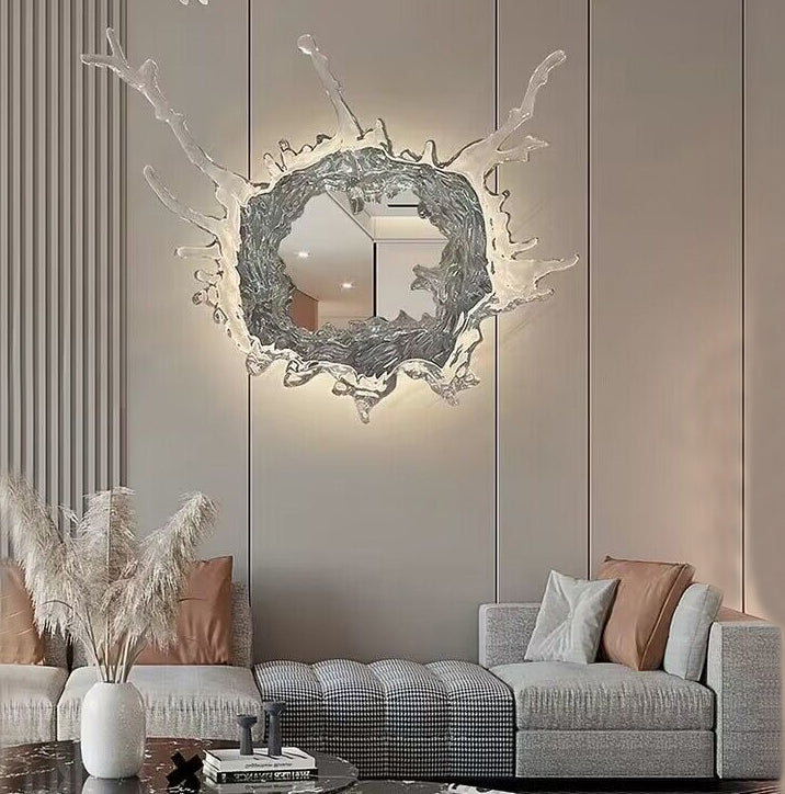  Designer Original Art Mirror Wall Lamp Princess Magic Mirror Light For Dressing Room Women Bedroom Lighting