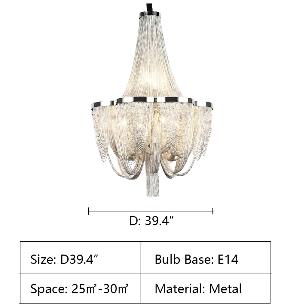 D39.4" maxim lighting lampe Maxim Lighting Chantilly 40-Light Polished Nickel Modern/Contemporary Bowl Pendant Light empire luxury chandelier tassel light foyer extra large light halllway huge light chandelier