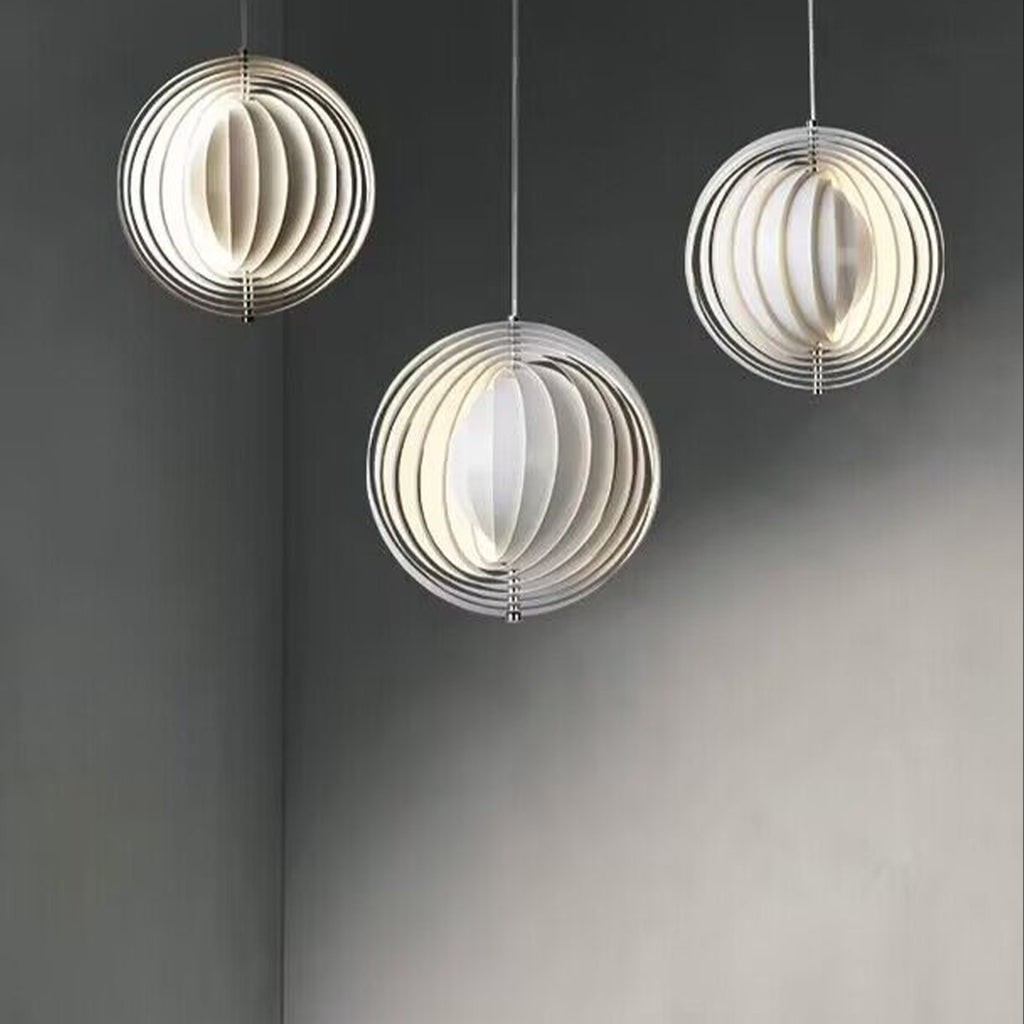 Verpan Moon Small White decorative pendant light  nordic simple creative pendant light for bedroom study dining table/small table/coffee table/bar/bedside/kidsroom/nursery room
