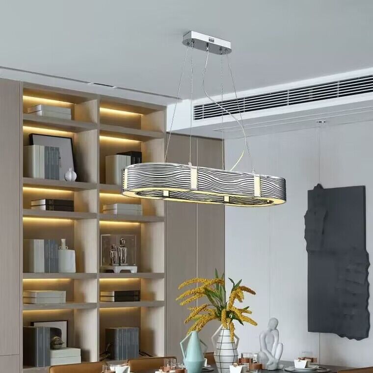 Extra large modern rectangle chrome/gold chandelier light ceiling crystal chandelier for dining table /coffee table/bar restaurant art light fixture 
